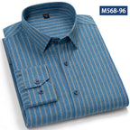 Camisa Clásica Algodón Hombre | Manga Larga | Botones | Casual y Oficina | Ticotrendy
