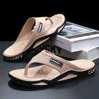 Chanclas Para Hombre | Estilo Juvenil | Diseño Patchwork | Ticotrendy | Colores Trendy | Calzado Casual