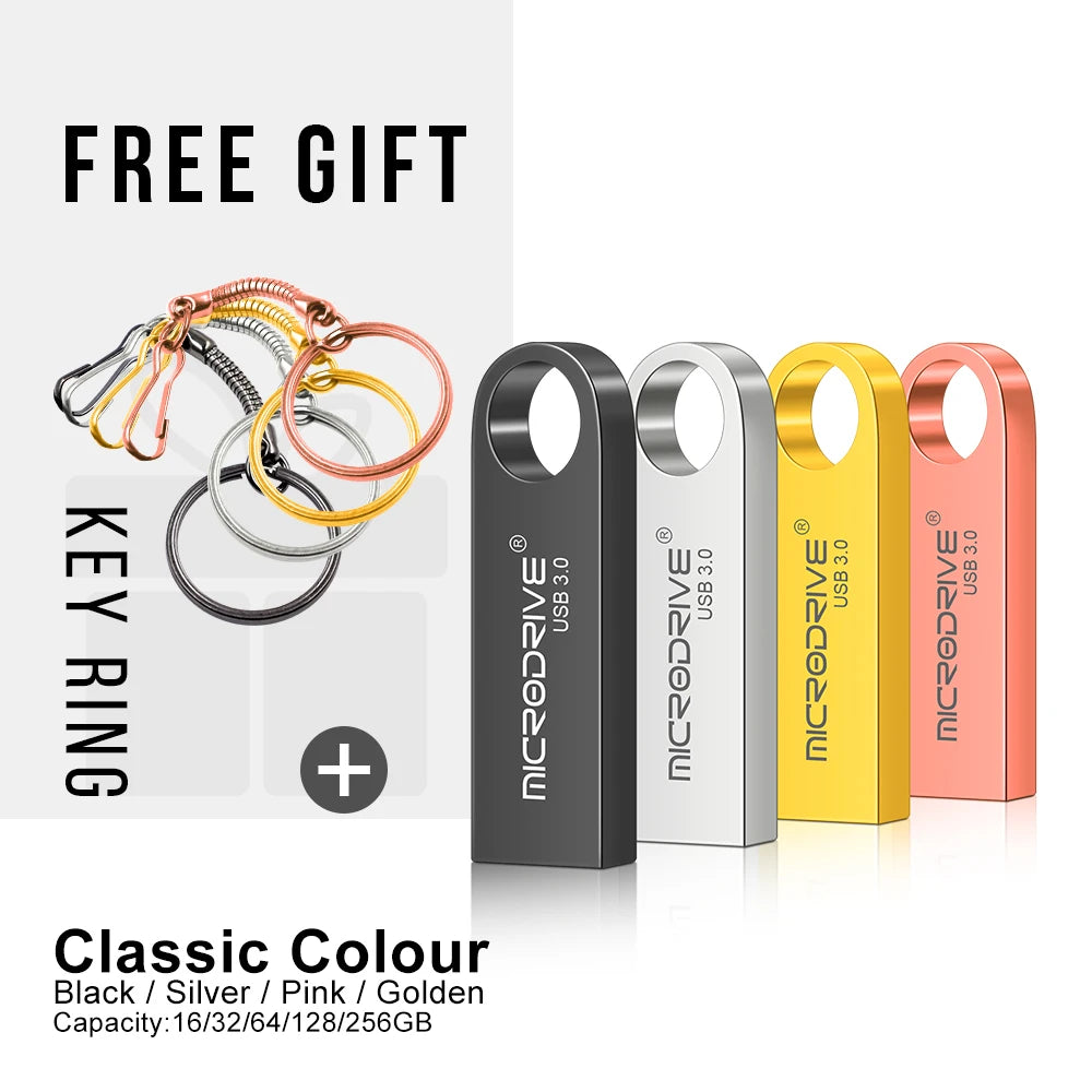 Memoria USB 3.0 Tipo Disco Flash | Carcasa Metal Resistente | Ticotrendy Costa Rica