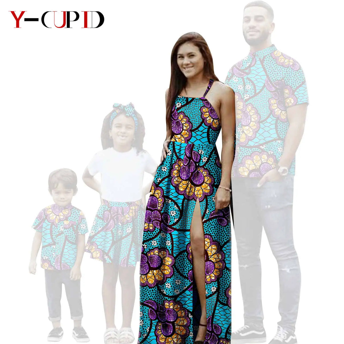 Vestido Sexy y Camisa Dashiki Familiar | Tico Trendy