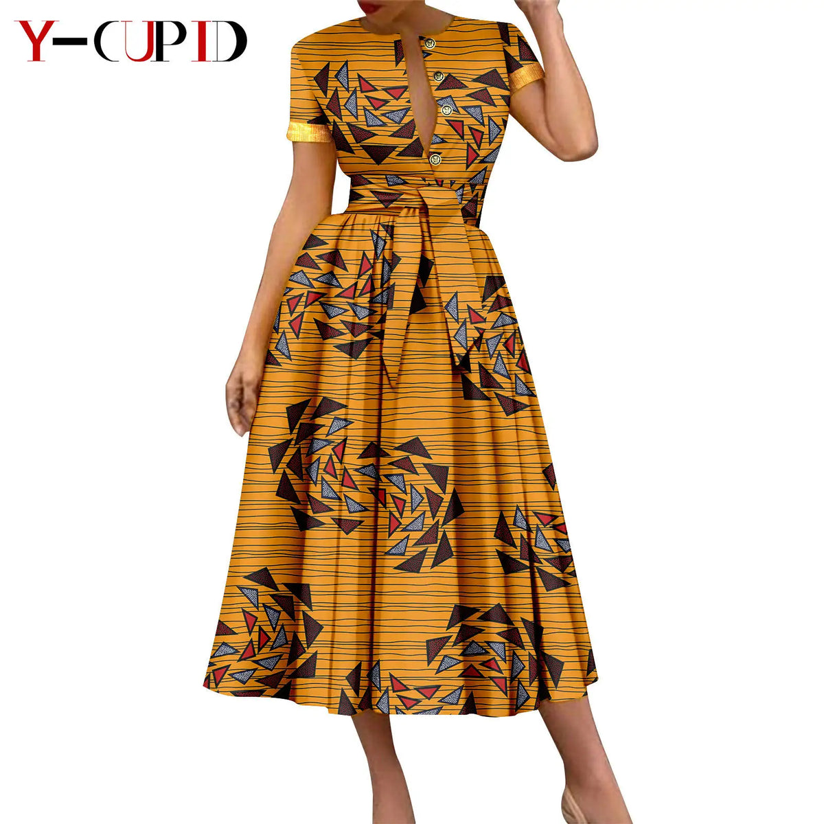 Vestido Dashiki Bazin Riche Africano Pareja | 2 Piezas | Tallas XS-6XL | Tico Trendy
