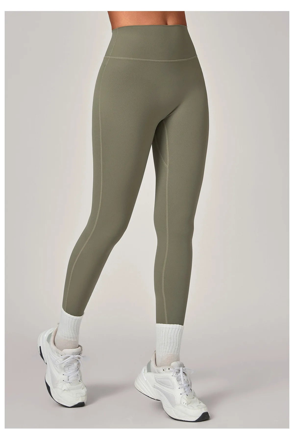 VEQKING Pantalones de Yoga de Cintura Alta para Mujer, Leggings Deportivos con Efecto Scrunch Oculto, de Secado Rápido, Mallas de Gimnasio Suaves para Entrenamiento y Running