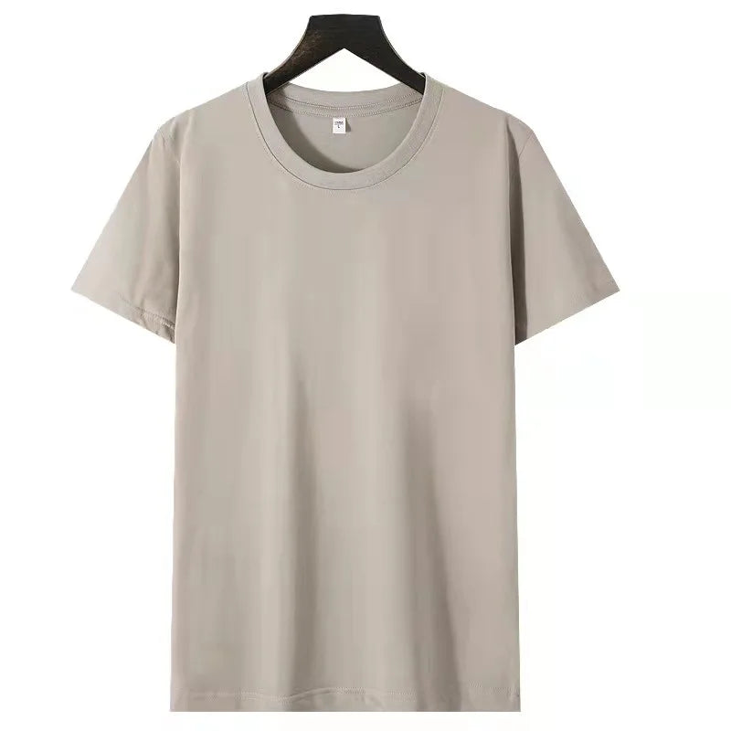 Camiseta Básica de Algodón Unisex | Media Manga | Colores Sólidos | Corte Casual