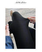 Mallas Piel Tiburón Estampado | Lana Cálida Levantador Glúteos | Sin Costuras Cintura Alta OI | Ticotrendy