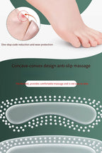 Protectores de talón de GEL para mujer, cojín de silicona, productos para el cuidado de los pies, almohadillas antideslizantes para tacones altos, plantillas de tamaño ajustable, 1 par