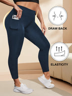 Leggings Yoga Talla Grande | Cintura Alta con Bolsillos | Levantamiento de Glúteos | Tico Trendy
