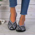 Mocasines ZOKI a Rayas | Punto Transpirable | Sin Cordones | Suela Suave Antideslizante