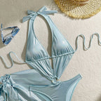 Bikini Brillante de Dos Piezas - Para Brillar en la Noche en la Playa