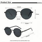 Gafas de Sol Polarizadas Caterside | Montura Metal Ovalada | Unisex