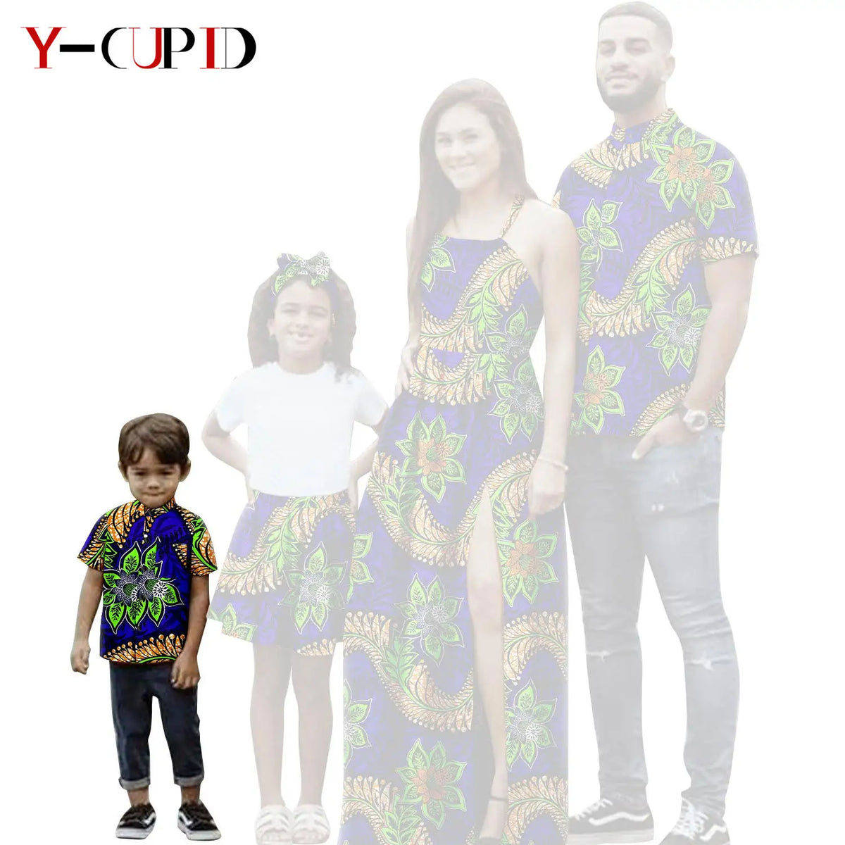 Vestido Sexy y Camisa Dashiki Familiar | Tico Trendy