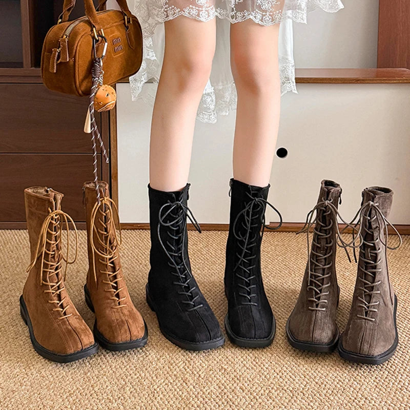 Botines de Suela Gruesa | Estilo Punk | Hebillas Modernas