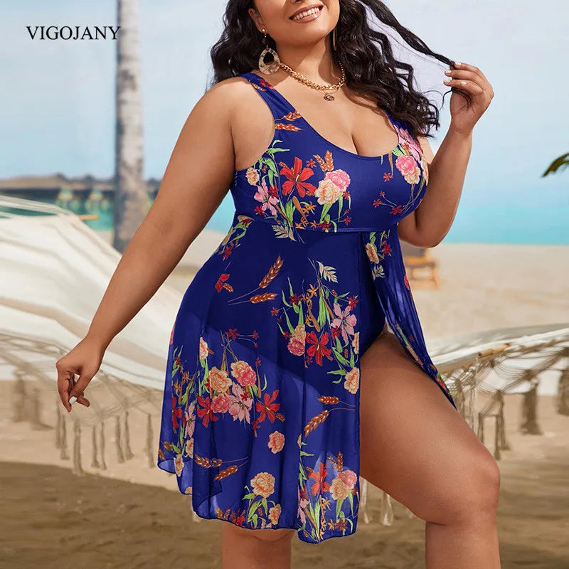 Tankini con Malla | 4 Estampados Floral y Animal