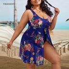 Tankini con Malla | 4 Estampados Floral y Animal