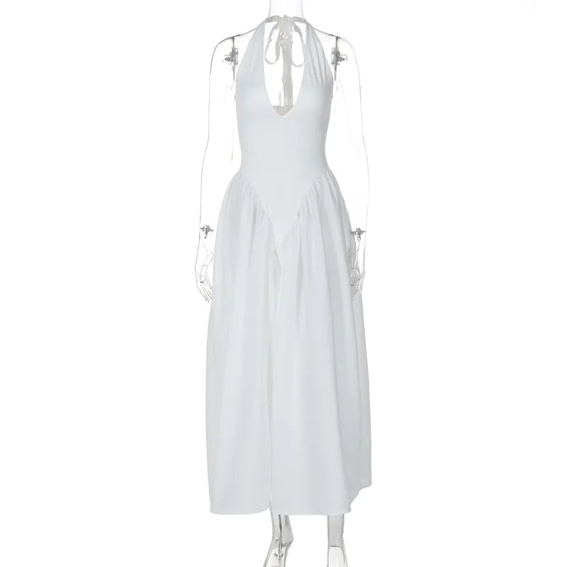Vestido de fiesta con escote en V y espalda descubierta | Vestidos largos sexys