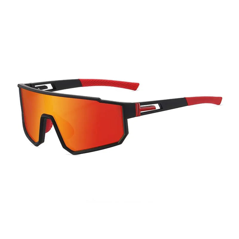 Gafas de Sol Polarizadas de Una Pieza | Montura Cuadrada Deportiva | UV400
