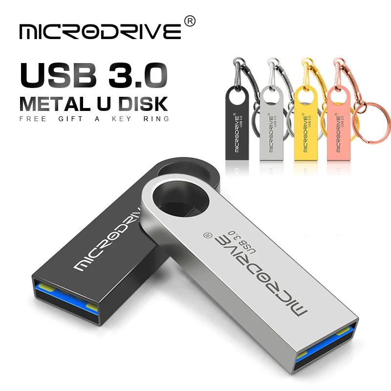 Memoria USB 3.0 Tipo Disco Flash | Carcasa Metal Resistente | Ticotrendy Costa Rica
