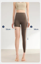 Leggings Piel Tiburón PV | Cintura Alta Bolsillo Espalda | Ajustado Sexy Fitness Yoga | Ticotrendy