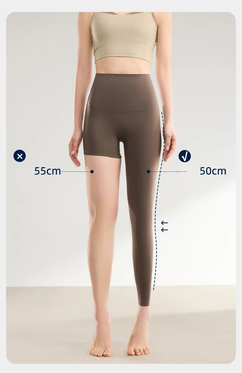 Leggings Piel Tiburón PV | Cintura Alta Bolsillo Espalda | Ajustado Sexy Fitness Yoga | Ticotrendy