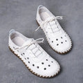 Zapatos Oxford de Diseñador | Cuero Partido | Transpirables | Cordones | Novedad