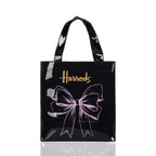 Monederos de compras de PVC a la moda, bolso de compras reutilizable de gran capacidad para mujer, bolso de playa ecológico impermeable