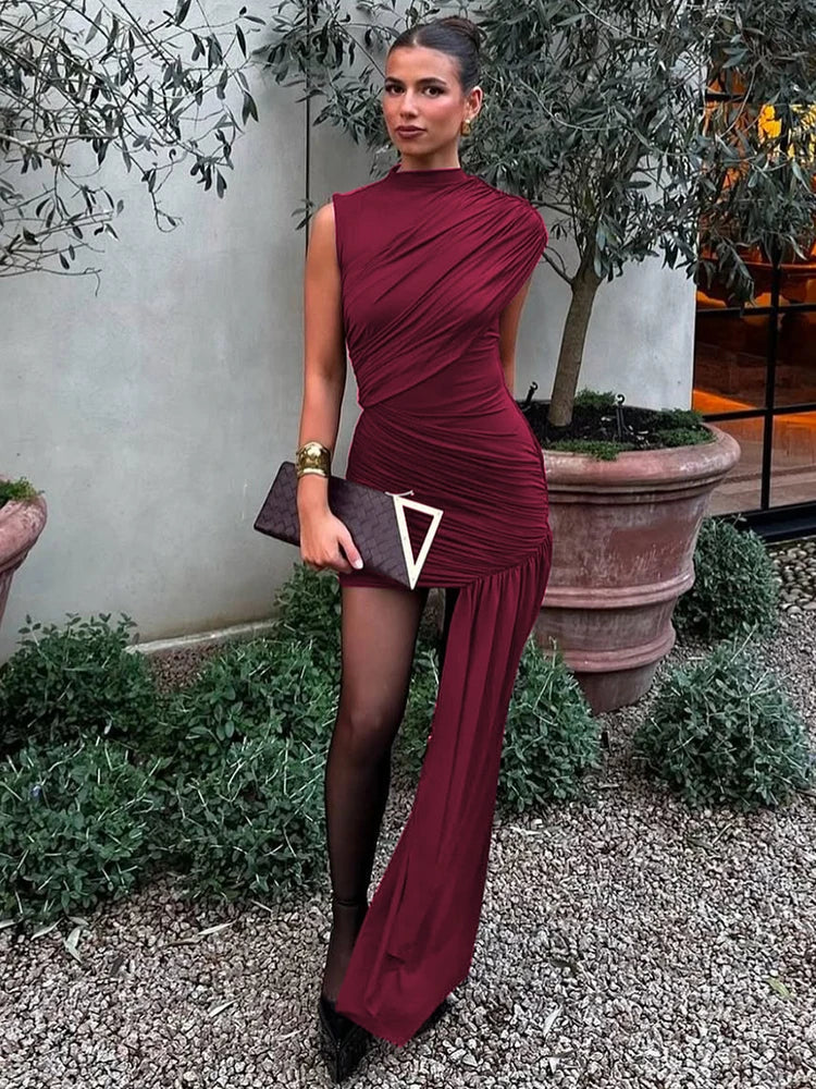 Vestido Mini con Drapeado | Acentúa la Figura | Fiesta y Club