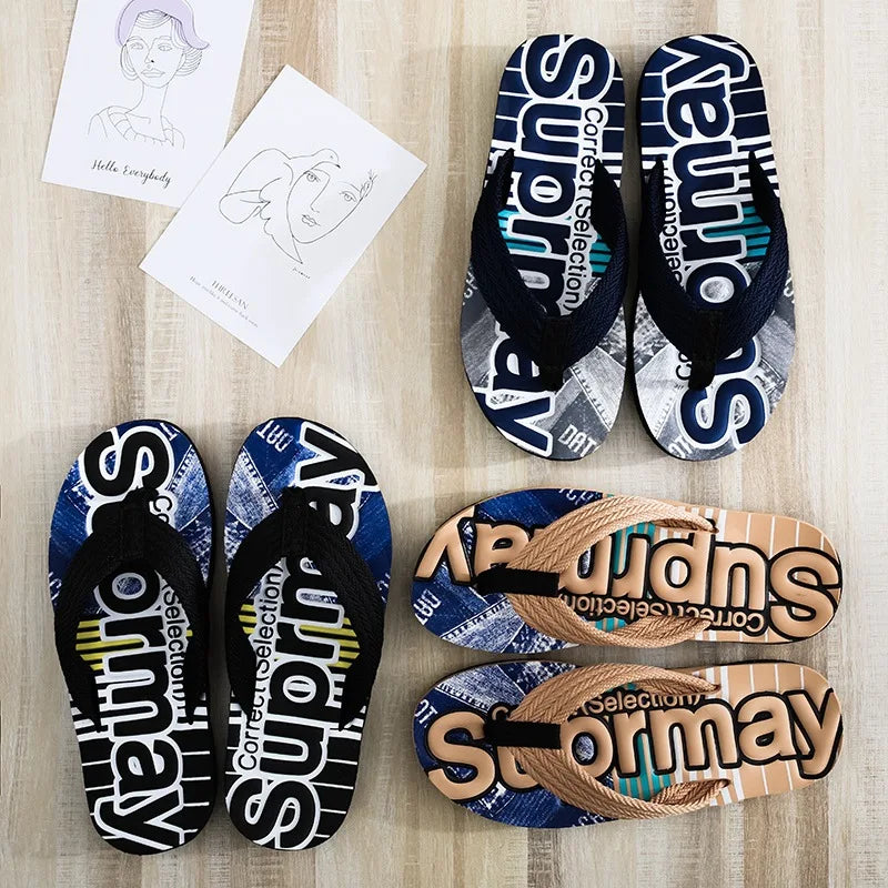 Chanclas Clip Para Pie Hombre | Estilo Coreano Suavizantes Concisas Playa