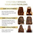 Mascarilla para el cuidado del cabello con queratina y colágeno, tratamiento para el cabello seco y dañado, revitaliza el cabello, alisado, suave, hidratación, productos para el cuidado