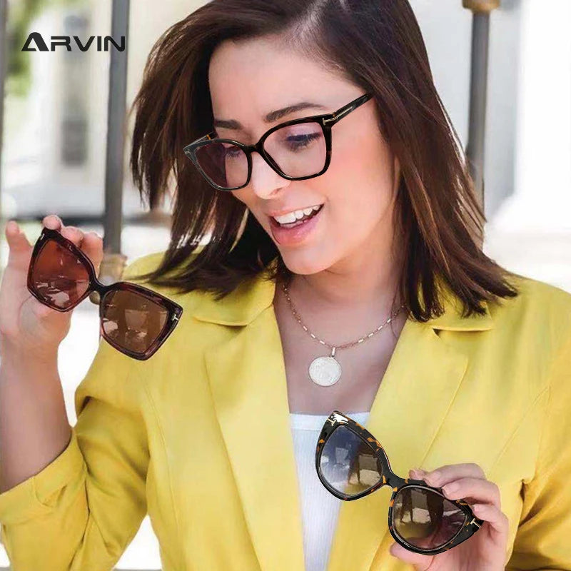 Gafas de Sol Tipo Ojo de Gato | Clip Magnético 3 en 1 | Lentes Graduadas Personalizables