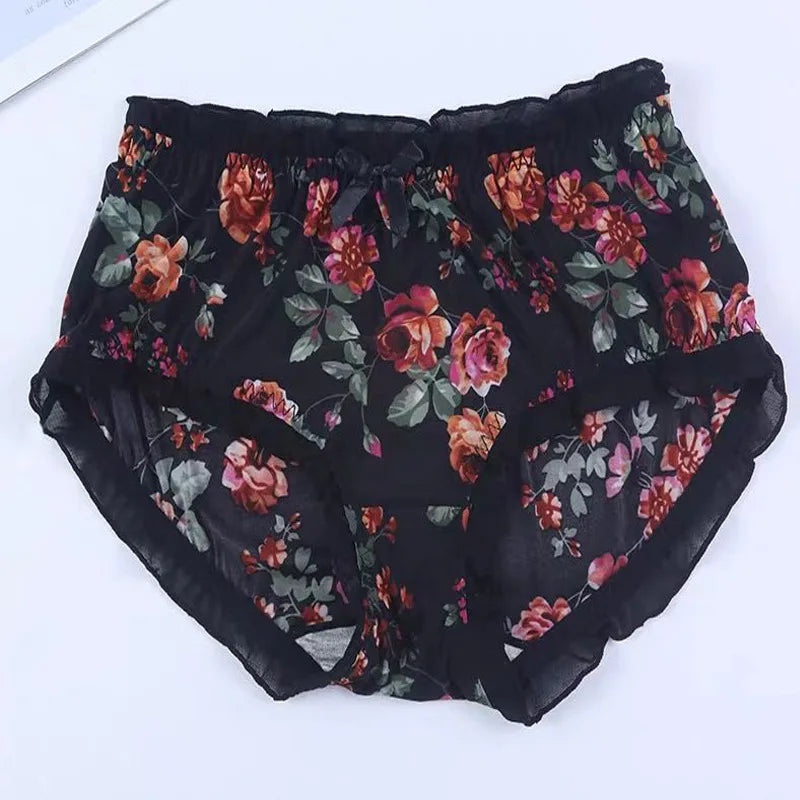 Bragas con Volantes y Lazo Floral | Talla Grande