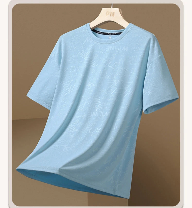 Camiseta Ticotrendy Hombre Manga Corta Cuello Redondo Casual | Transpirable Ligera