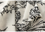 Falda Vintage de Satén | Estampado Floral Elegante