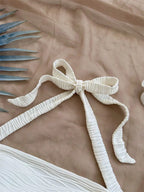 Ticotrendy | Top Halter Onda Fruncido Espalda Descubierta Estilo Y2K
