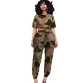 Conjunto Africano Mini Top con Parches y Jogger
