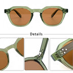 Gafas de Sol Polarizadas CATERSIDE | Montura Poligonal TR90 Ultraligera | UV400