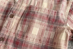 Camisa Retro Hombre | Cuadros Tartán | Algodón Tejido | Corte Holgado | Ticotrendy