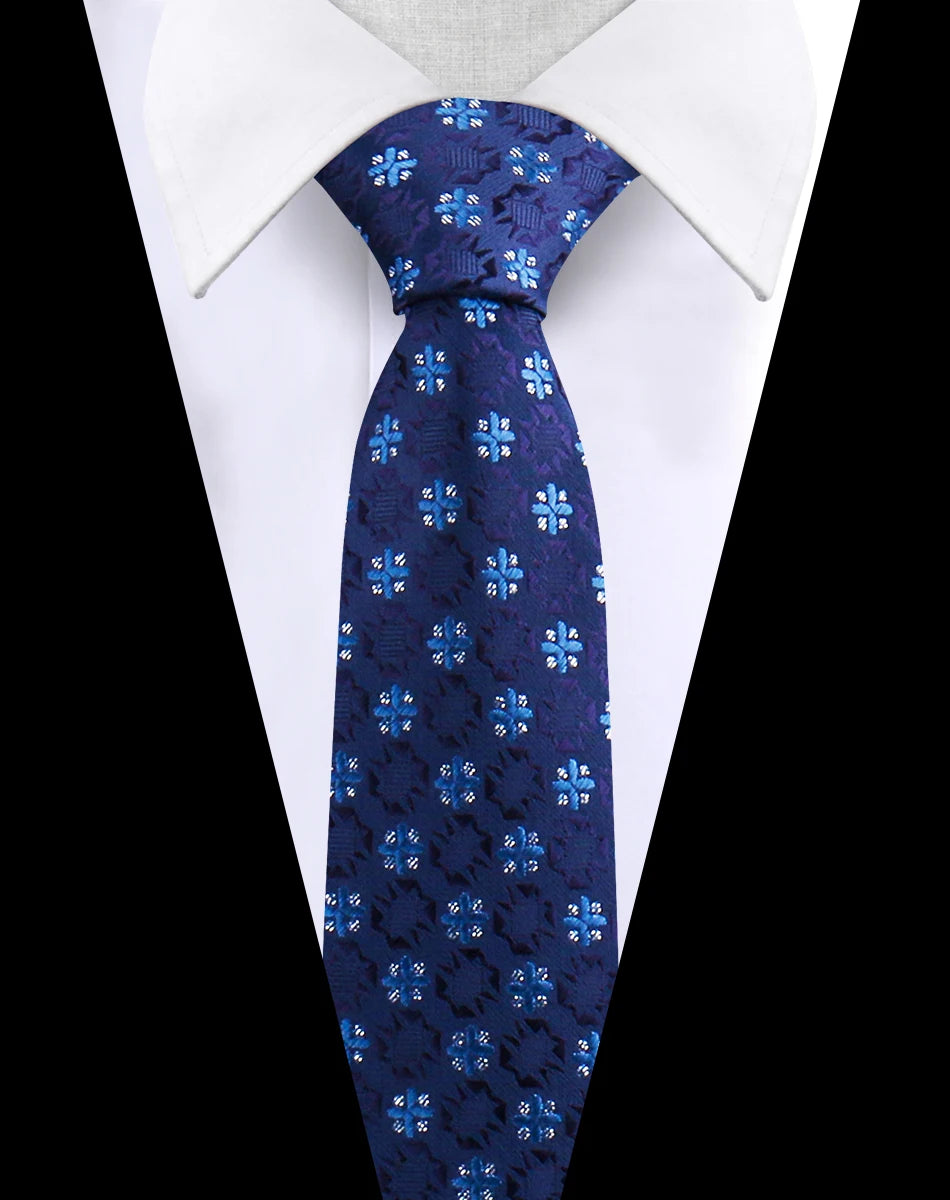 Corbata Jacquard Poliéster De Lujo Para Hombres Estilo Tico