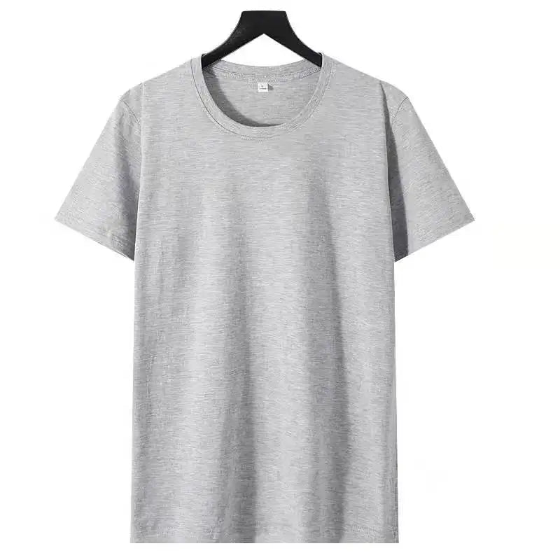 Camiseta Básica de Algodón Unisex | Media Manga | Colores Sólidos | Corte Casual