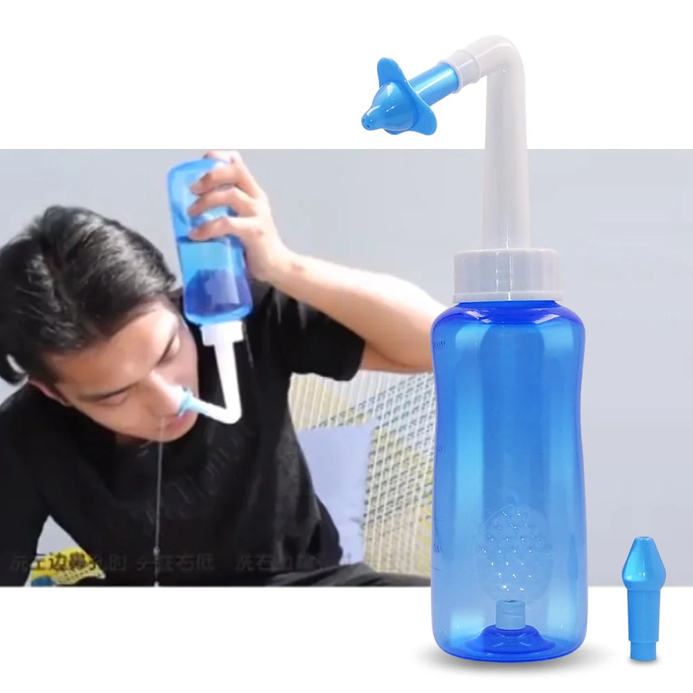 Limpiador de Lavado Nasal para Niños y Adultos Rinitis Alérgica