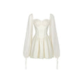 Vestido Blanco para Mujer |  Falda de Princesa | Estilo Y2K y Elegante | Tico Trendy