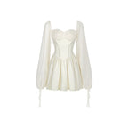Vestido Blanco para Mujer |  Falda de Princesa | Estilo Y2K y Elegante | Tico Trendy