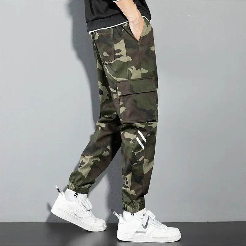 Pantalones Cargo Estilo Coreano | Algodón y Diseño Harem Jogger | Ticotrendy