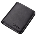 Billetera Mini Slim Cuero Genuino | Piel Vaca Vintage Negocios | Monedero Tarjetero | Ticotrendy