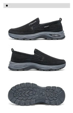 Mocasines Lona Hombre 2025 ∣ Sin Cordones ∣ Suela Gruesa Ligera