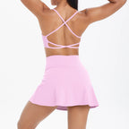 Conjunto Deportivo Yoga 2 Piezas | Ticotrendy Sujetador Shorts Mujer Estilo Fitness