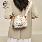 LAORENTOU 2025 bolso de hombro estampado de PVC a la moda para mujer, bolso cruzado diario de primavera y verano para mujer elegante