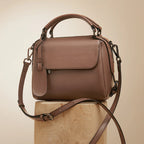 LAORENTOU bolso de mano de cuero suave con asa superior para mujer, bolsos de hombro para niña a la moda, bolso cruzado Retro, regalo para esposa 2025