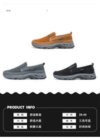 Mocasines Lona Hombre 2025 ∣ Sin Cordones ∣ Suela Gruesa Ligera