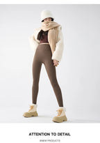 Leggings Térmicos Tiburón Polar Fino | Slim Fit Cintura Alta | Glúteos Sin Costuras Sexy