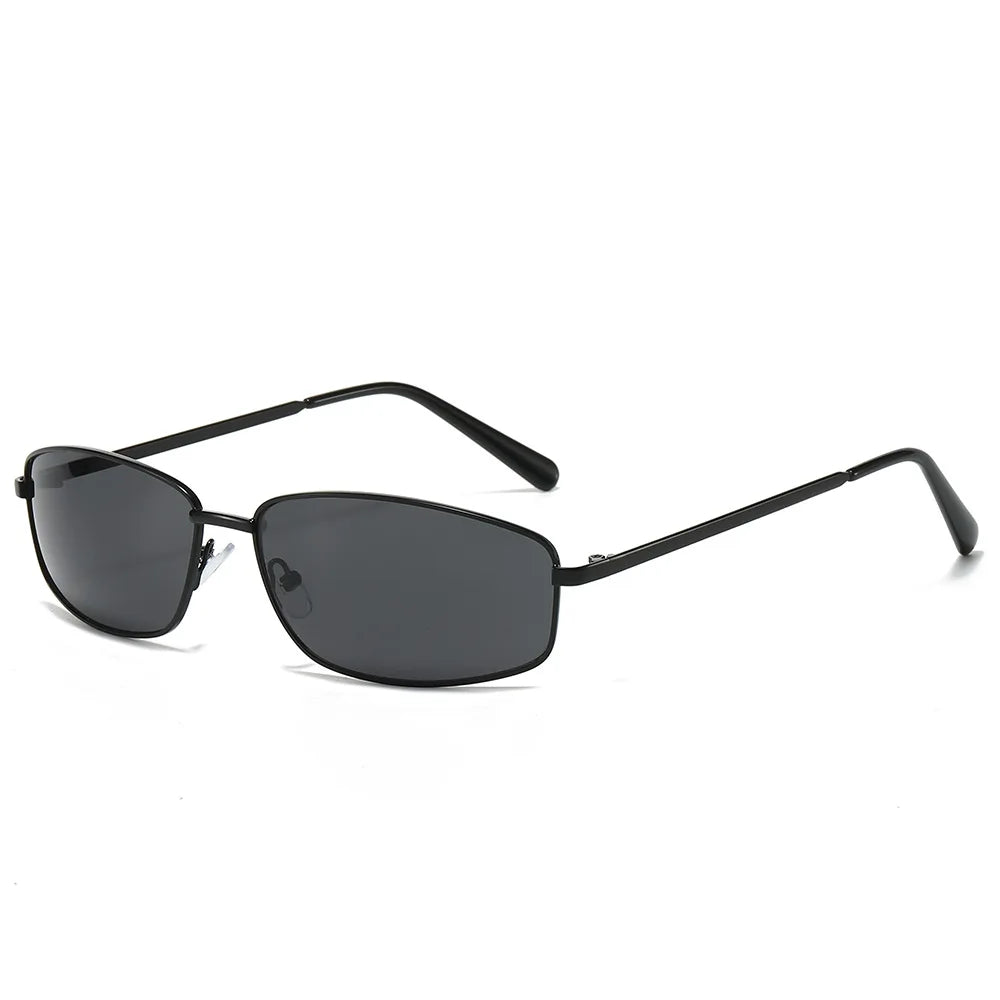 Gafas de Sol Y2K para Mujer Estilo Vintage Punk con Marco Metálico