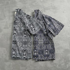 Camisa Hawaiana Hombre | Estampado Geométrico | Manga Corta | Verano | Ticotrendy Costa Rica